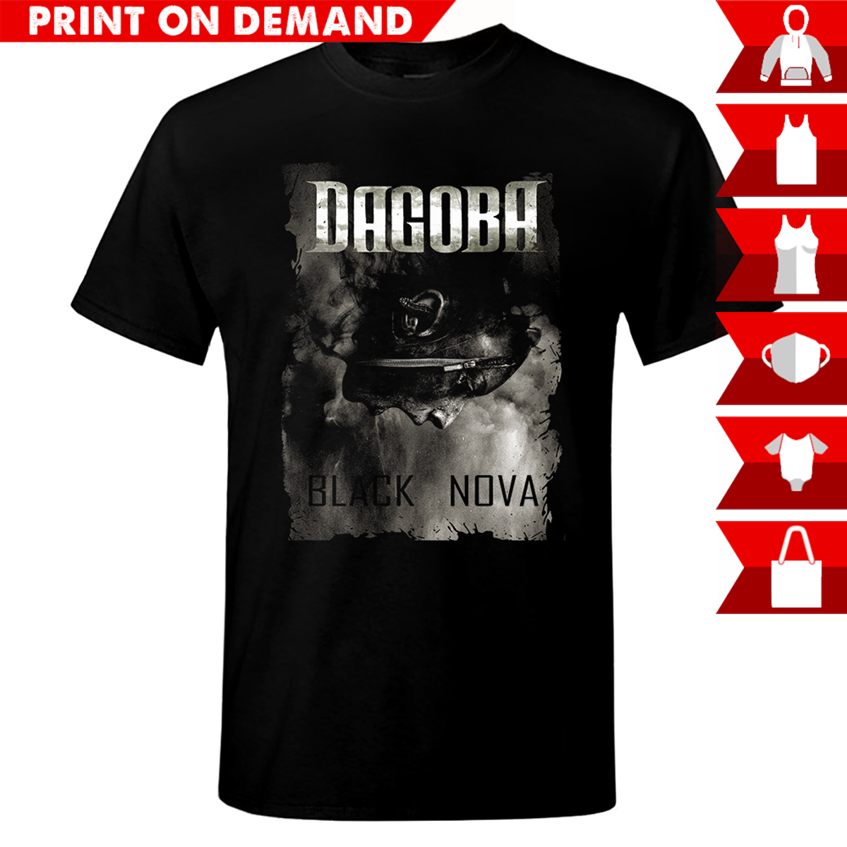 Dagoba - Black Nova - Print on demand