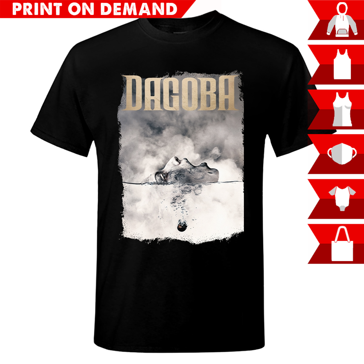Dagoba - White Nova - Print on demand