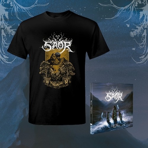 Saor - Origins [bundle] - CD + T-shirt bundle (Men)