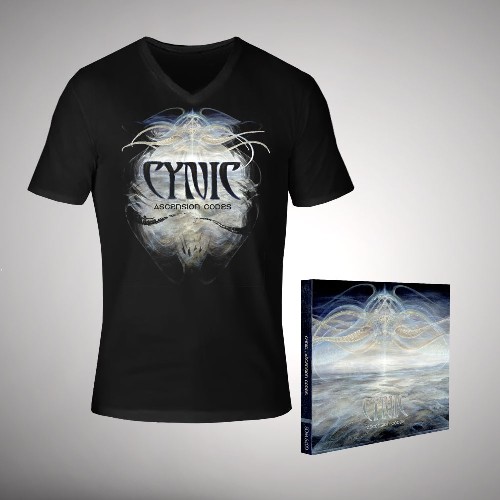 Cynic - Ascension Codes [bundle] - CD DIGIPAK + T-shirt bundle (Men)