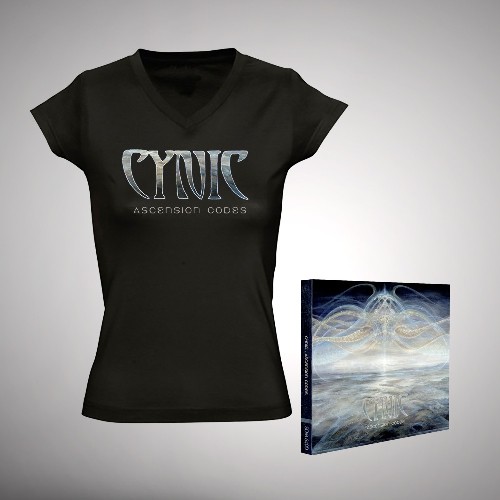 Cynic - Ascension Codes [bundle] - CD DIGIPAK + T-shirt bundle (Women)