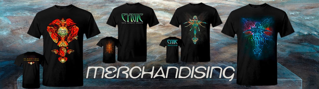 All merchandising items: T-shirts, sweaters, patches, mugs, jewels, and more !